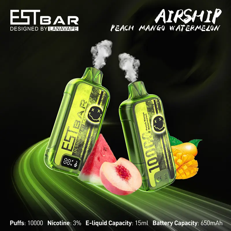 LANA AIRSHIP 10000 puffs MANGO-WATERMELON flavor disposable vape Canada