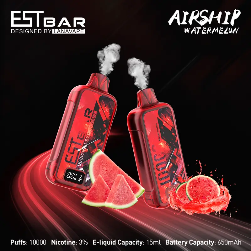 LANA AIRSHIP 10000 puffs WATERMELON flavor disposable vape Canada