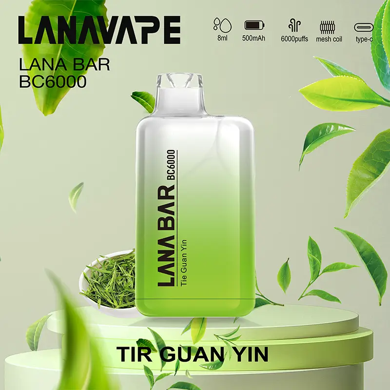 LANA BC TIR GUAN YIN – 6000 Puffs Disposable Vape