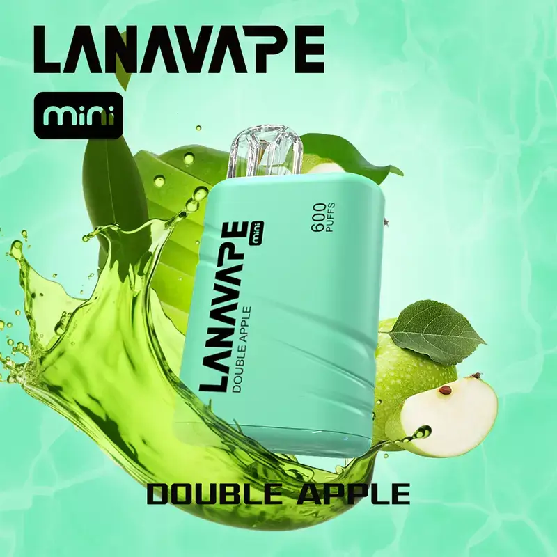 LANA MINI Double Apple disposable vape 600 puffs device