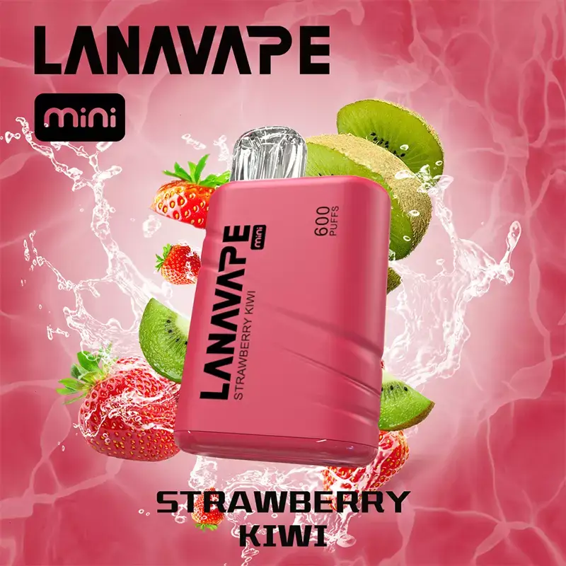 LANA MINI Strawberry Kiwi disposable vape 600 puffs device