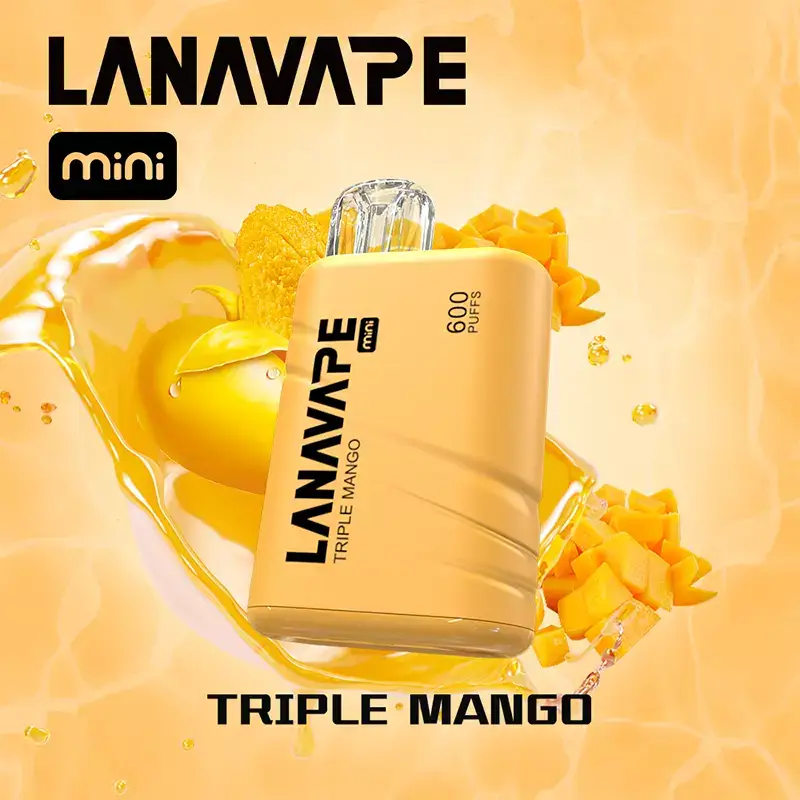 LANA MINI Triple Mango disposable vape 600 puffs device