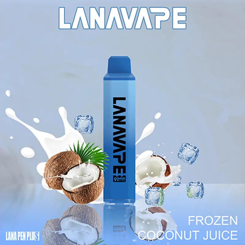 LANA PEN PLUS FROZEN COCONUT JUICE disposable vape 9000 puffs device