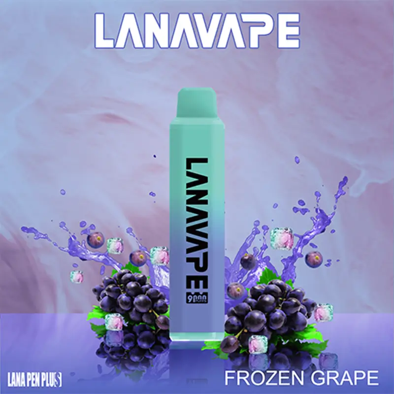 LANA PEN PLUS FROZEN GRAPE disposable vape 9000 puffs device