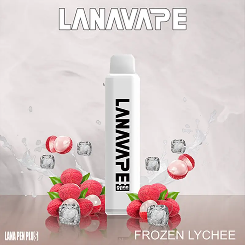 LANA PEN PLUS FROZEN LYCHEE disposable vape 9000 puffs device