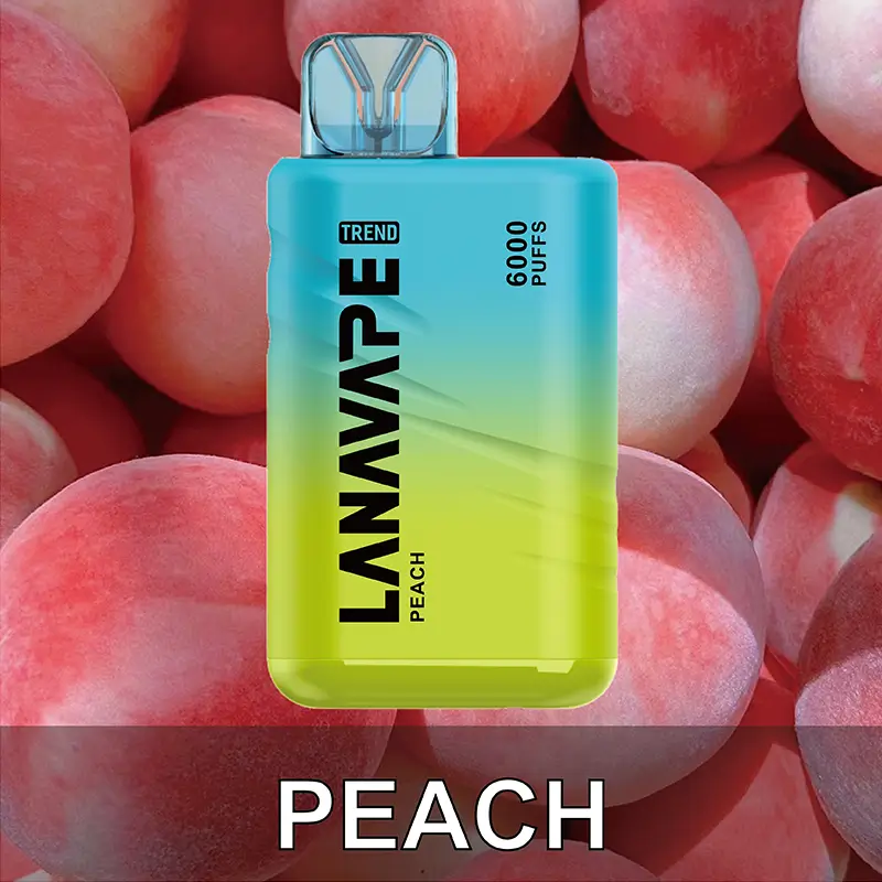 LANA TREND PEACH disposable vape 6000 puffs device