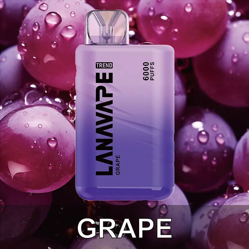 LANA TREND GRAPE disposable vape 6000 puffs device
