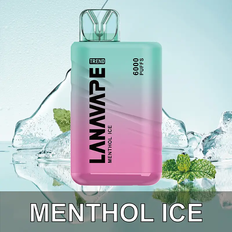 LANA TREND MENTHOL ICE disposable vape 6000 puffs device