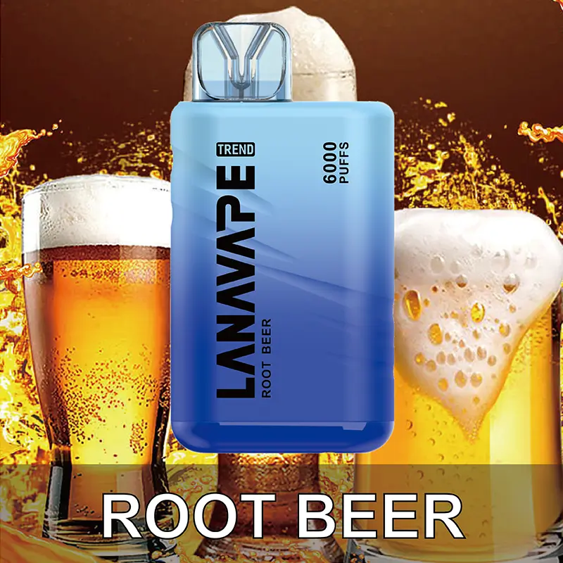 LANA TREND ROOT BEER disposable vape 6000 puffs device
