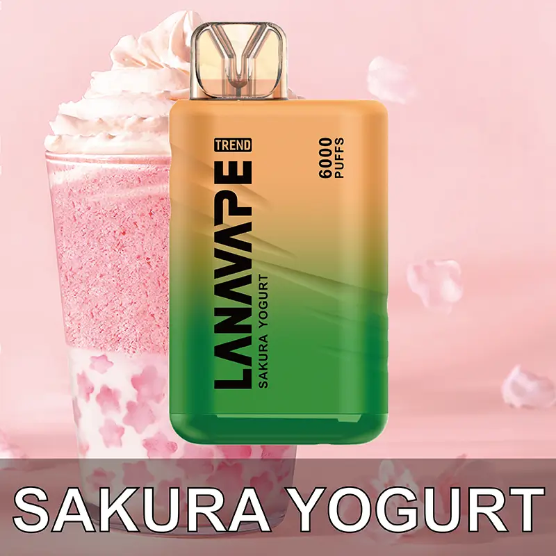 LANA TREND SAKURA YOGURT disposable vape 6000 puffs device
