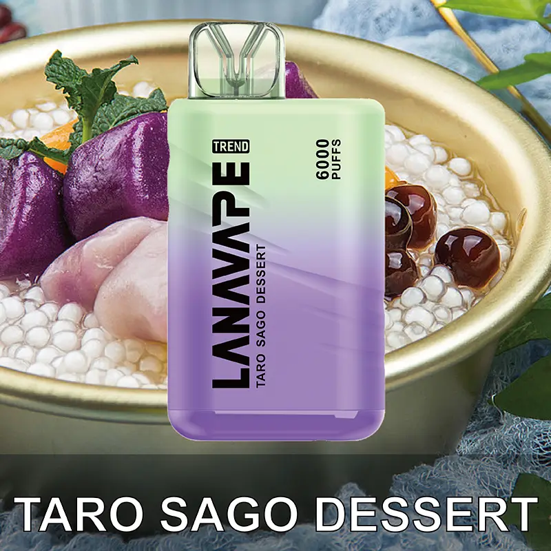LANA TREND TARO SAGO DESSERT disposable vape 6000 puffs device