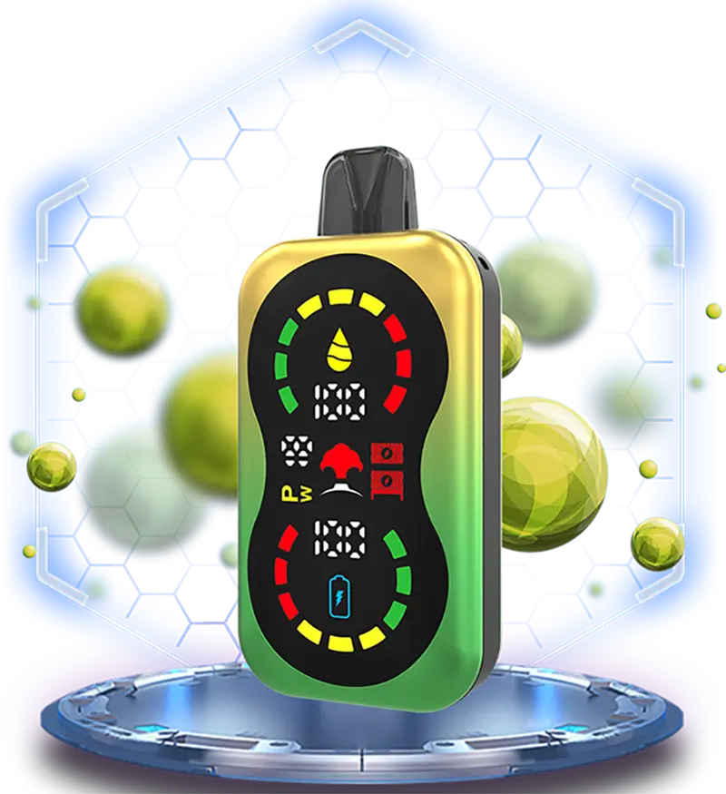 LANA TURBO APPLE disposable vape 22000 puffs device with screen