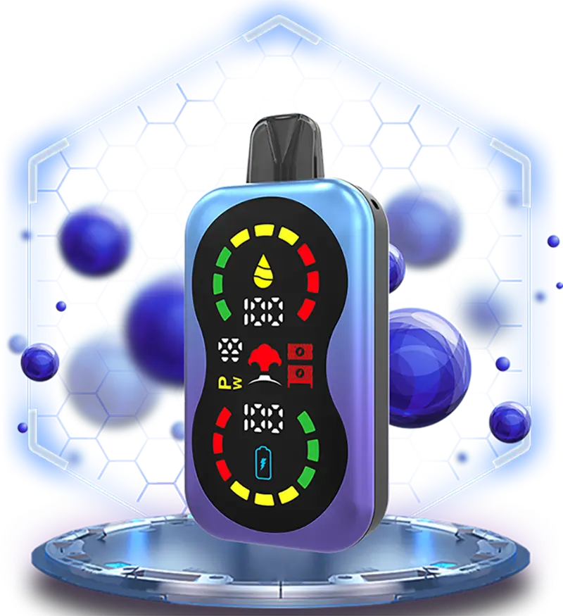 LANA TURBO GRAPE disposable vape 22000 puffs device with screen