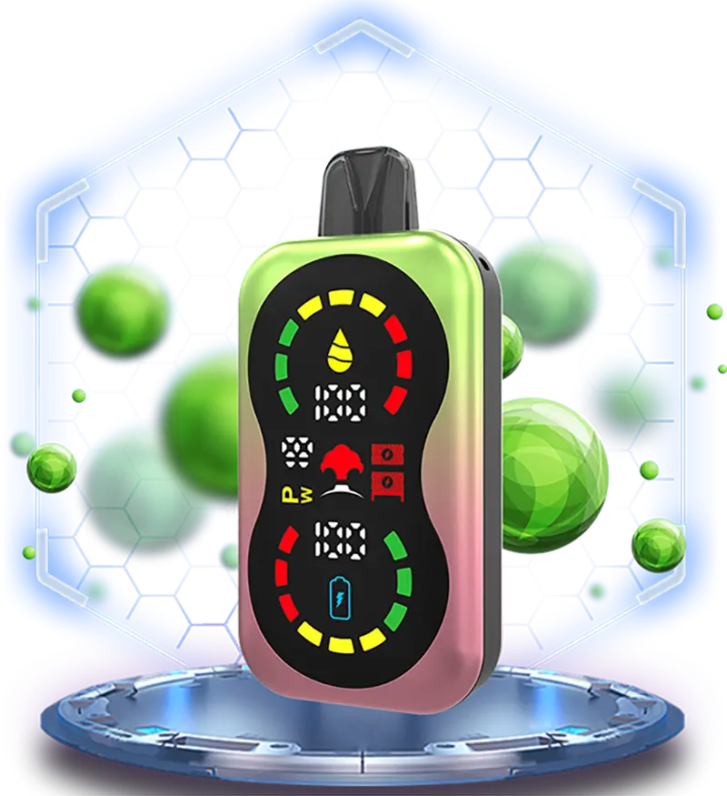 LANA TURBO STRAWBERRY KIWI disposable vape 22000 puffs device with screen