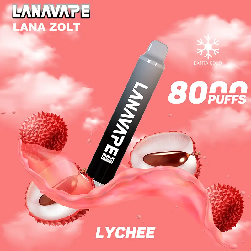 LANA ZOLT LYCHEE disposable vape 8000 puffs device