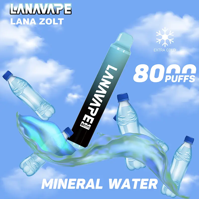 LANA ZOLT MINERAL WATER disposable vape 8000 puffs device