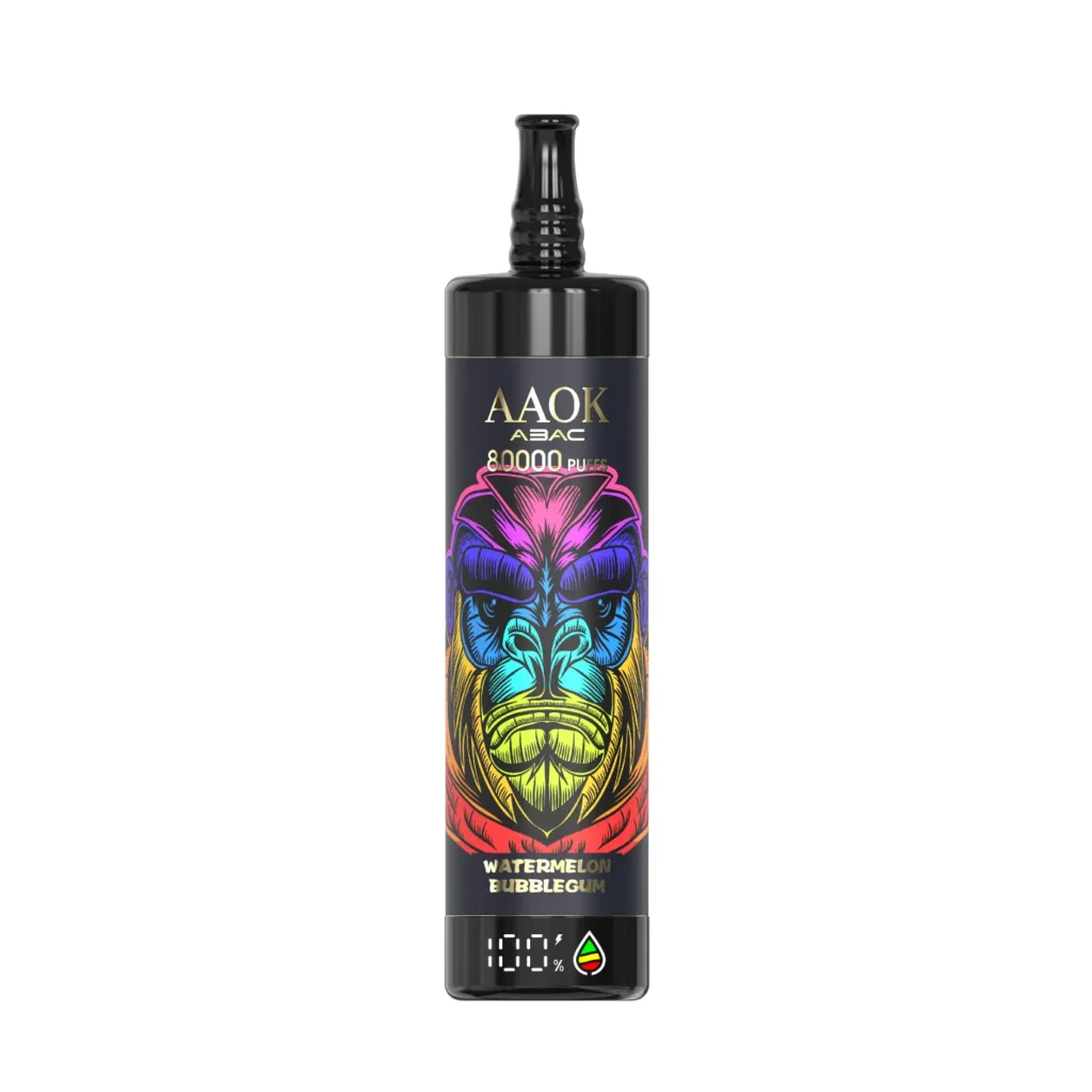 AAOKVAPE Y133 80000 Puffs Watermelon Bubble Gum Disposable Vape | WillVape