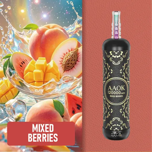 AAOKVAPE Y163 120000 Puffs Mixed Berries Disposable Vape | WillVape