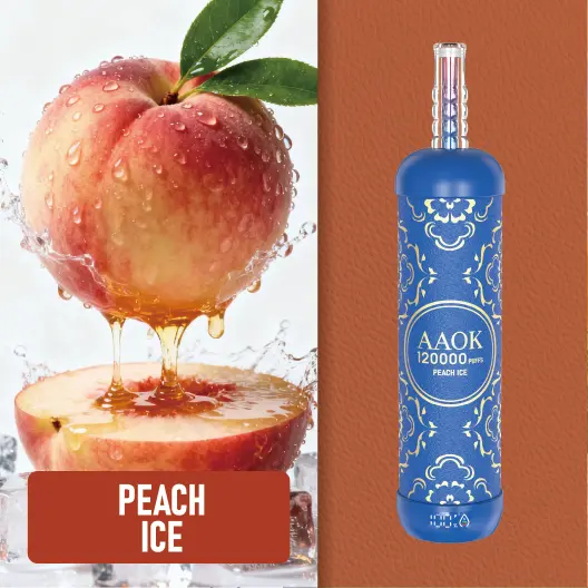 AAOKVAPE Y163 120000 Puffs Peach Ice Disposable Vape | WillVape