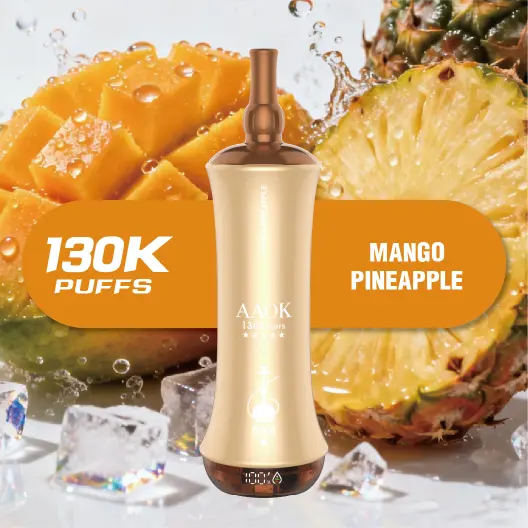 AAOKVAPE Y166 130000 Puffs Mango Pineapple Disposable Vape | WillVape