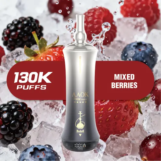 AAOKVAPE Y166 130000 Puffs Mixed Berries Disposable Vape | WillVape